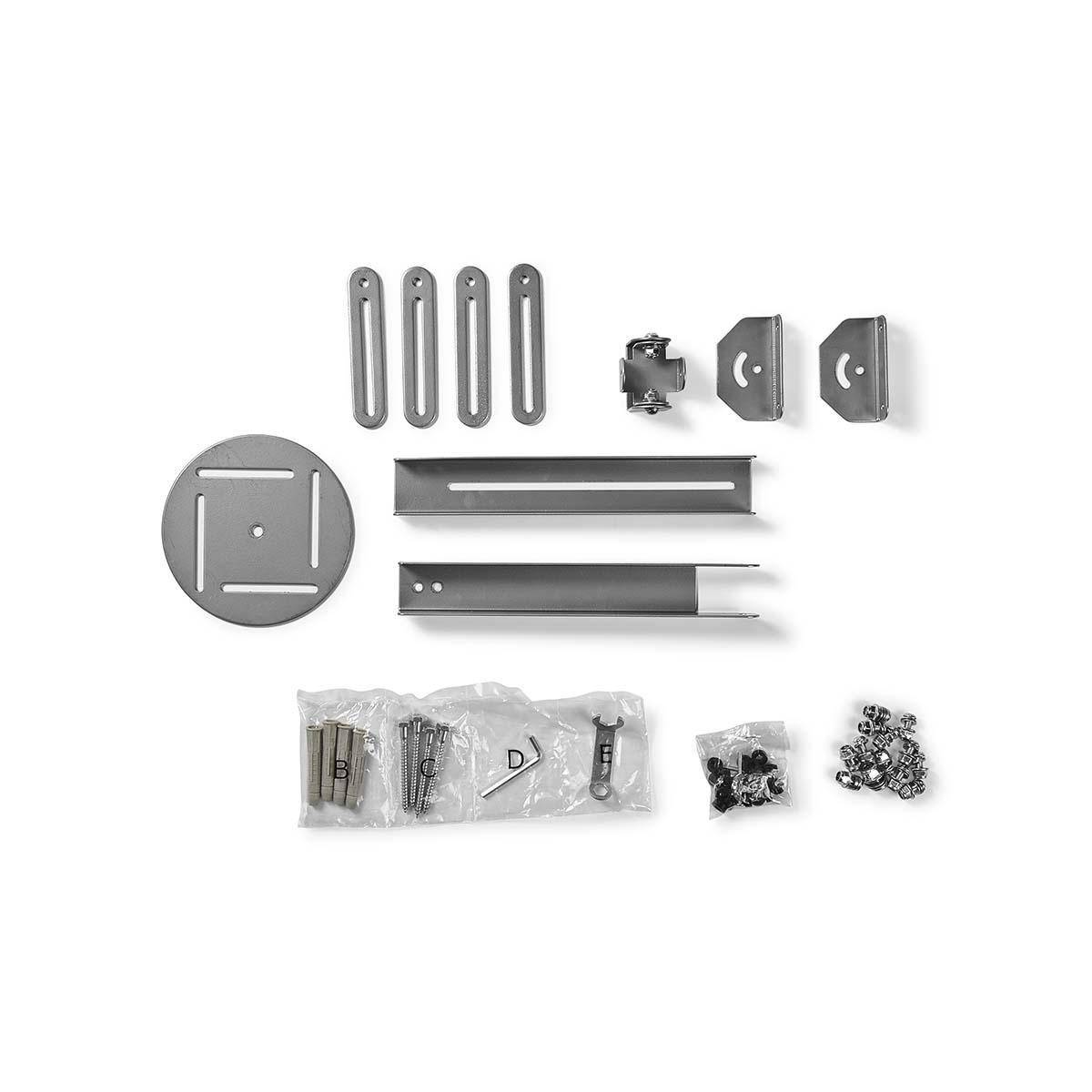 Support Mural pour Vidéoprojecteur 10kg Inclinable Rotatif en Acier-3