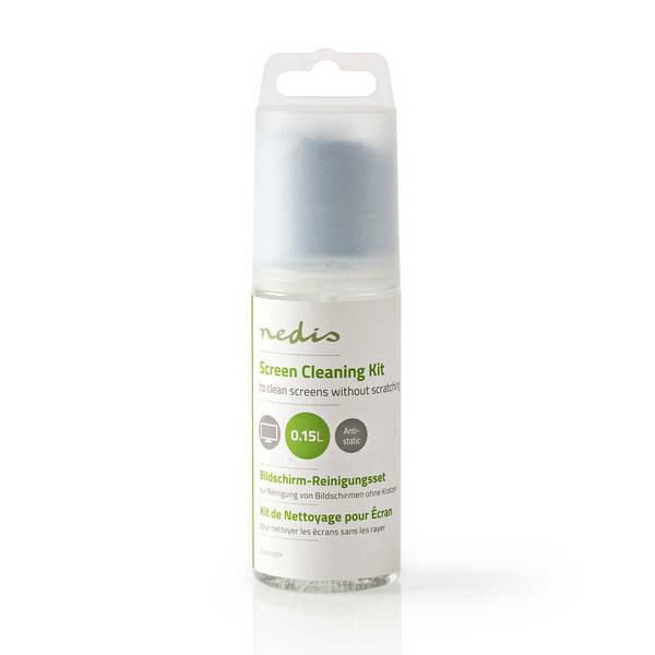 Kit de Nettoyage 150ml pour Écran Smartphone avec Chiffon Micro-Fibres