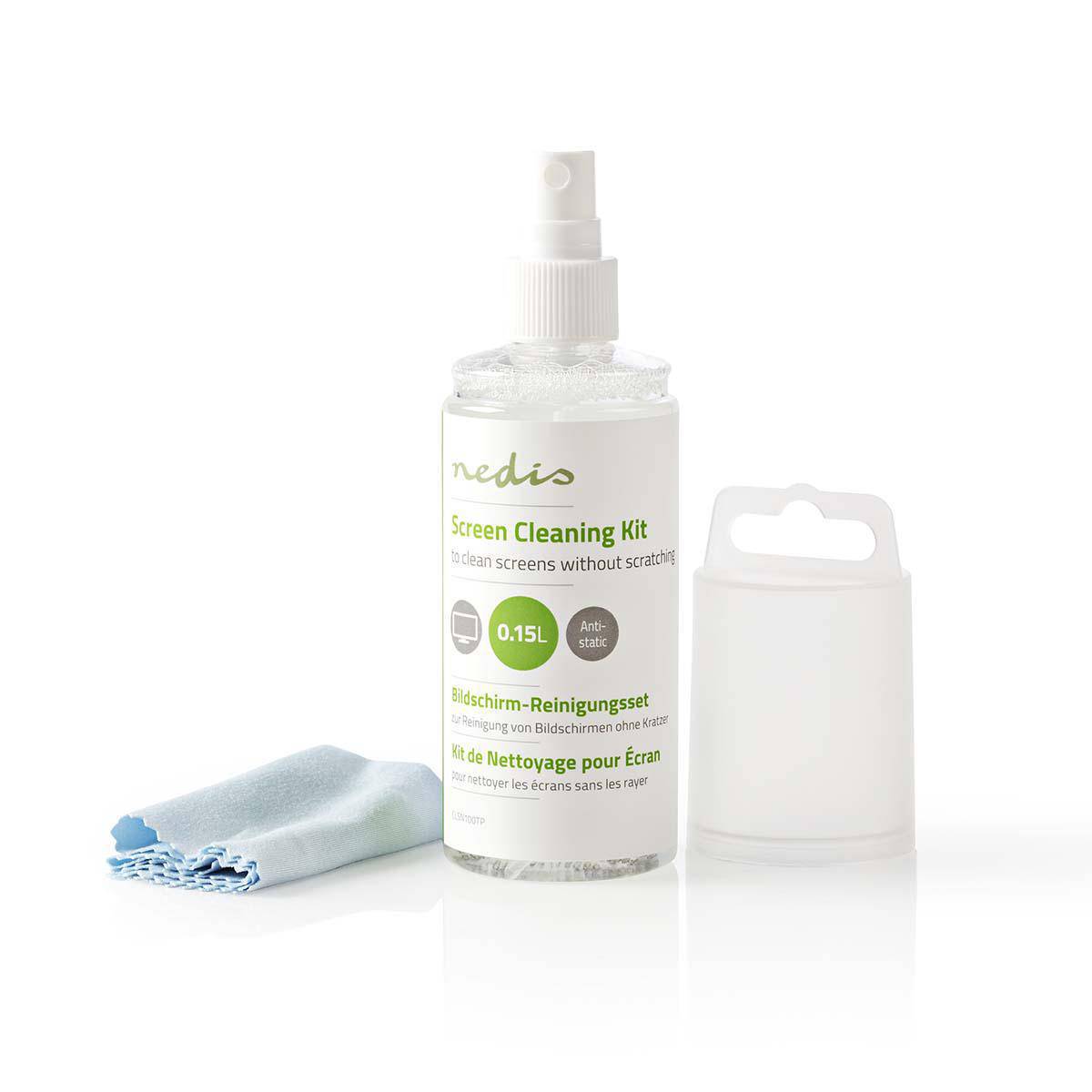 Kit de Nettoyage 150ml pour Écran Smartphone avec Chiffon Micro-Fibres-1
