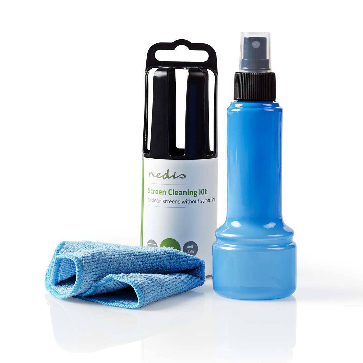 Kit de Nettoyage 150ml pour Écran LCD / LED avec Chiffon Micro-Fibres-1