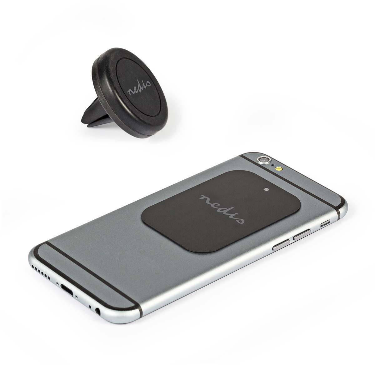 Support Voiture Magnétique Grille d'Aération pour Smartphone avec Ruban Adhésif-3