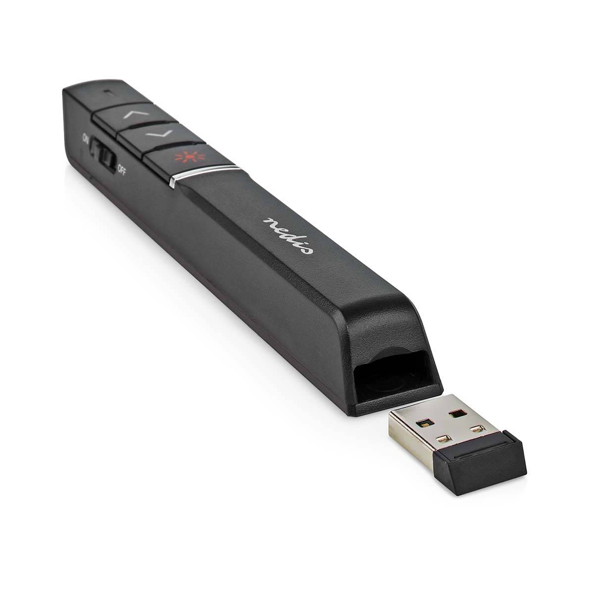 Présentateur Laser sans Fil 30 m et Pointeur 100 m avec Dongle USB-4