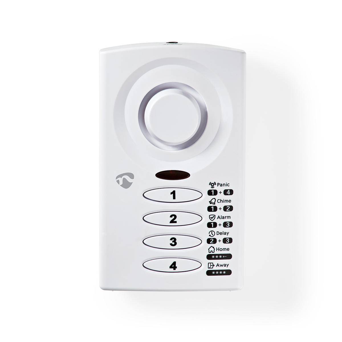 Alarme de Porte et de Fenêtre avec Clavier Sirène 85 dB Capteur Magnétique-0