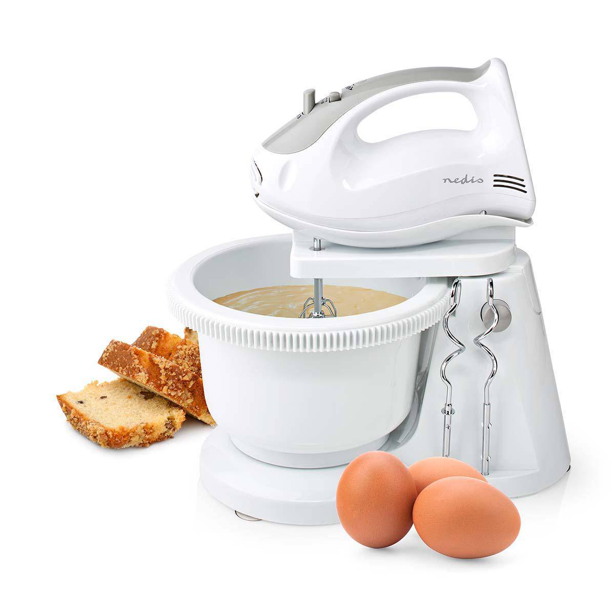 Mixeur Batteur 200W avec 5 Vitesses Réglable-2