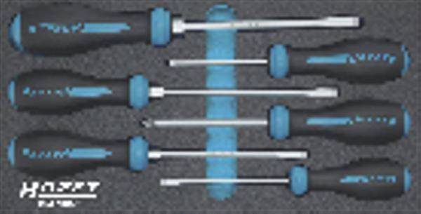 Hazet HEXAnamic pour l'atelier Jeu de tournevis 6 pièces vis à fente, cruciforme Phillips-1