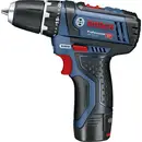 Perceuse-visseuse sans fil Bosch Professional GSR 12V-15 0601868109 2 Ah + 2 batteries
