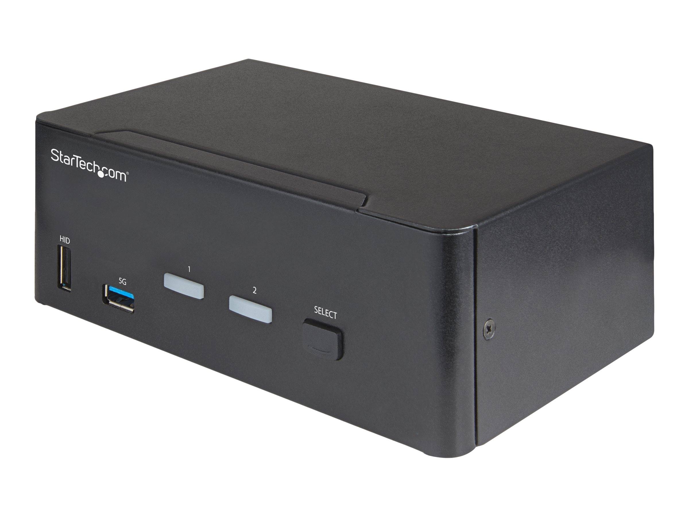 KVM Switch HDMI a 2 porte e 2 monitor 4K-0
