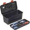 Alutec 56270 Boîte à outils vide plastique noir, orange