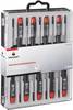 TOOLCRAFT pour l'électronique et la mécanique de précision Jeu de tournevis 9 pièces vis à fente, cruciforme Phillips, TORX® intérieur