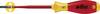 VDE Tournevis pour vis à fente Wiha Schlitz-Schraubendreher 4,0mm SoftFinish-slimFix VDE1000V 35390 Largeur de lame: 4 mm Longueur de la lame: 100 mm