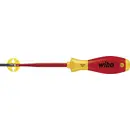 VDE Tournevis pour vis à fente Wiha Schlitz-Schraubendreher 4,0mm SoftFinish-slimFix VDE1000V 35390 Largeur de lame: 4 m