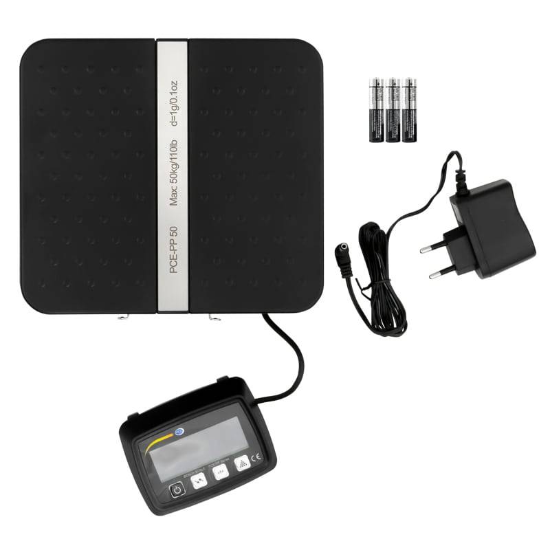 PCE Instruments Balance à colis PCE-PP 50 Plage de pesée (max.) 50 kg sur secteur, à pile(s) noir-6