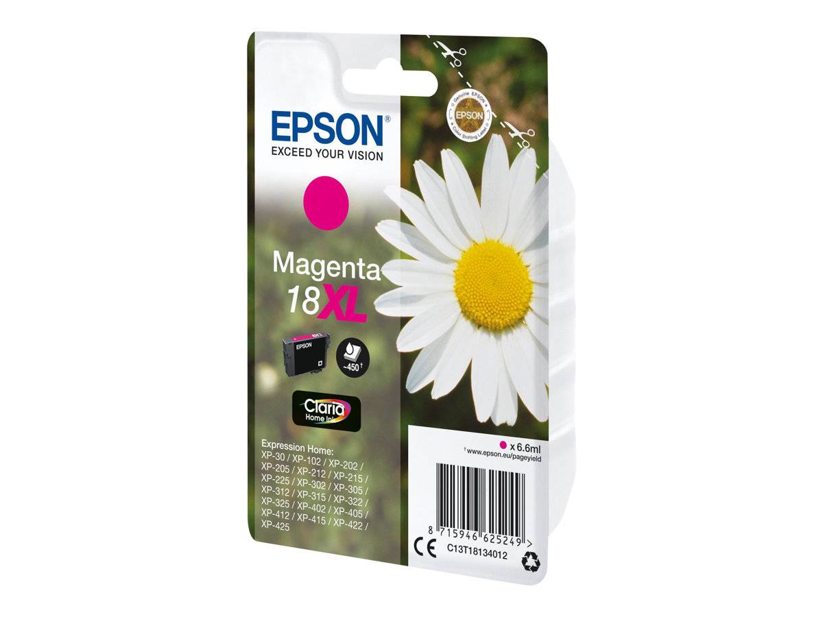 Epson Encre 18XL d'origine magenta C13T18134012-5