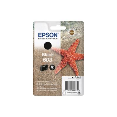 EPSON 4LB Singlepack Black 603 Ink w/s-0