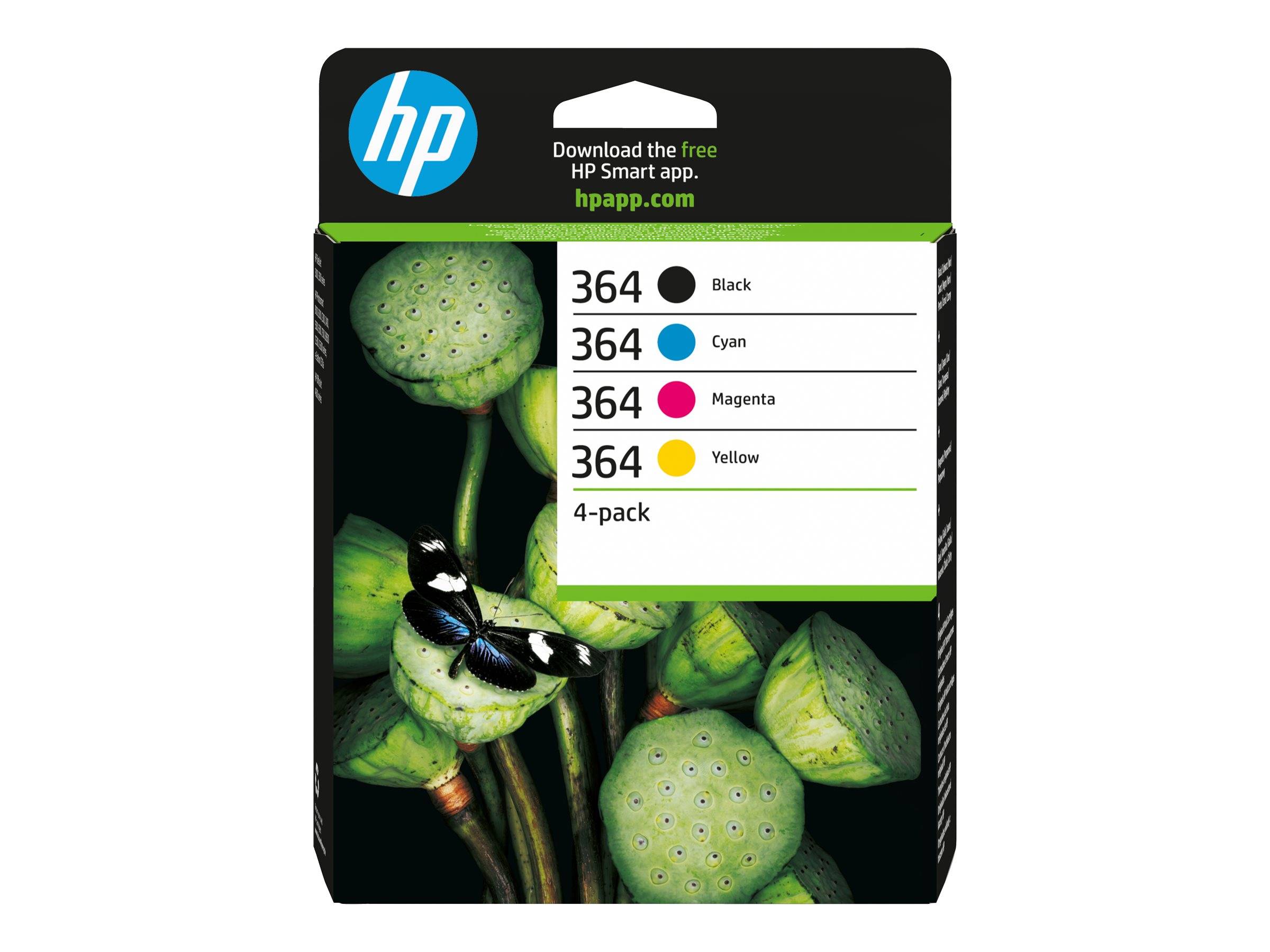 Multipack d'encre HP série N9J73AE NR.364 (noir, cyan, magenta, jaune)-4