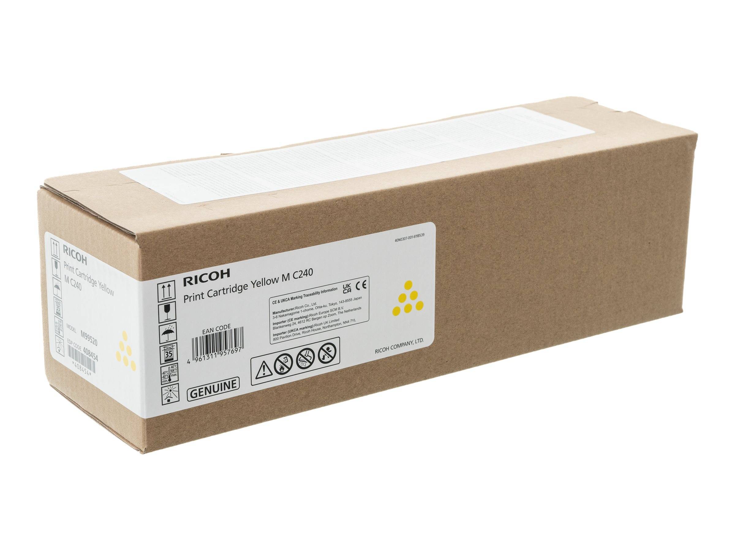 Ricoh 408454, 4500 pages, Jaune, 1 pièce(s)-0