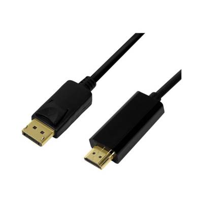 Cordon LogiLink HDMI USB-C® mâle 1 m noir CV0126 contacts dorés Câble HDMI-0