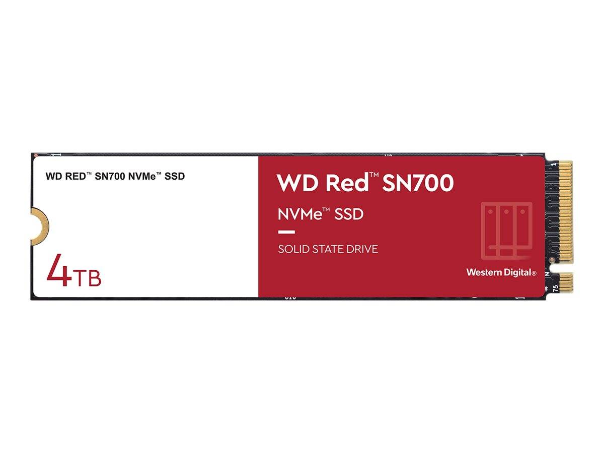 Western Digital Red WD SN700 NVMe, 4 To, M.2, 3400 Mo/s, 8 Gbit/s-0