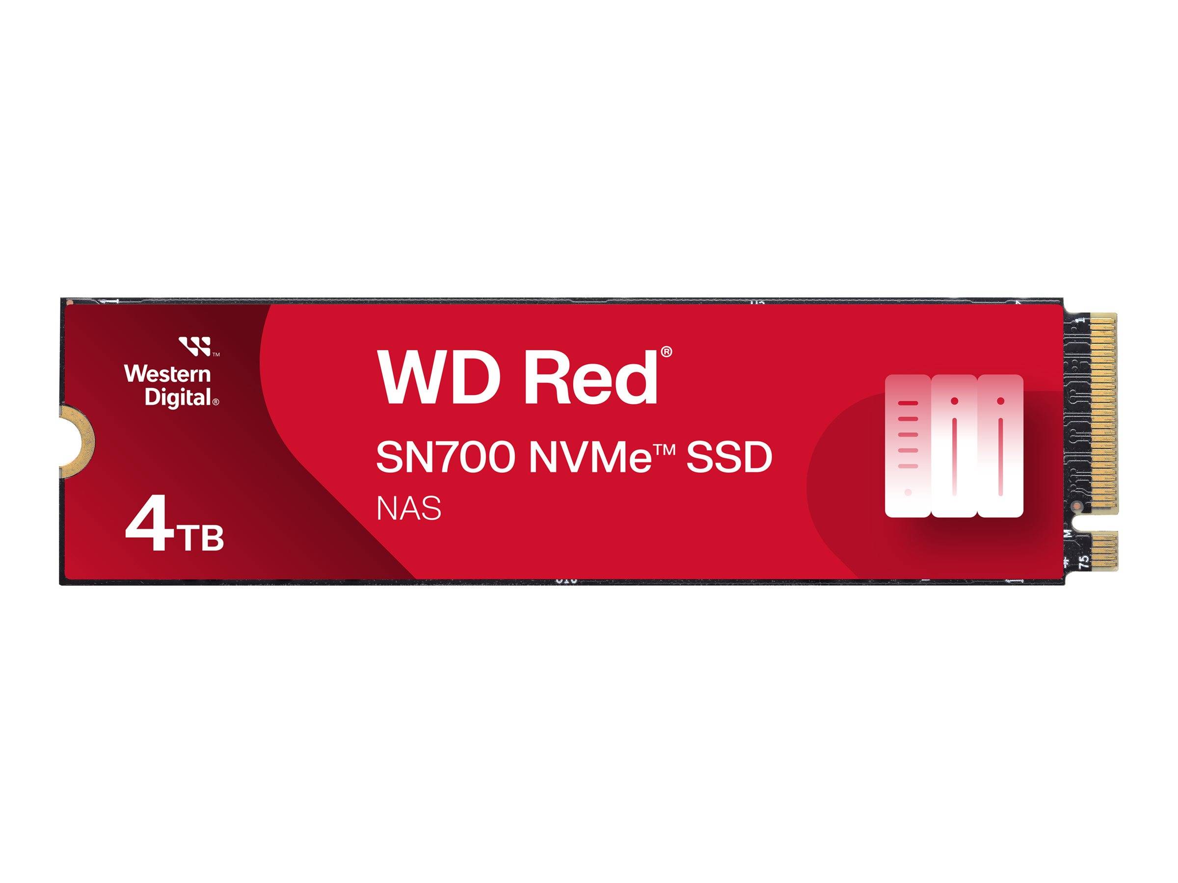 Western Digital Red WD SN700 NVMe, 4 To, M.2, 3400 Mo/s, 8 Gbit/s-2