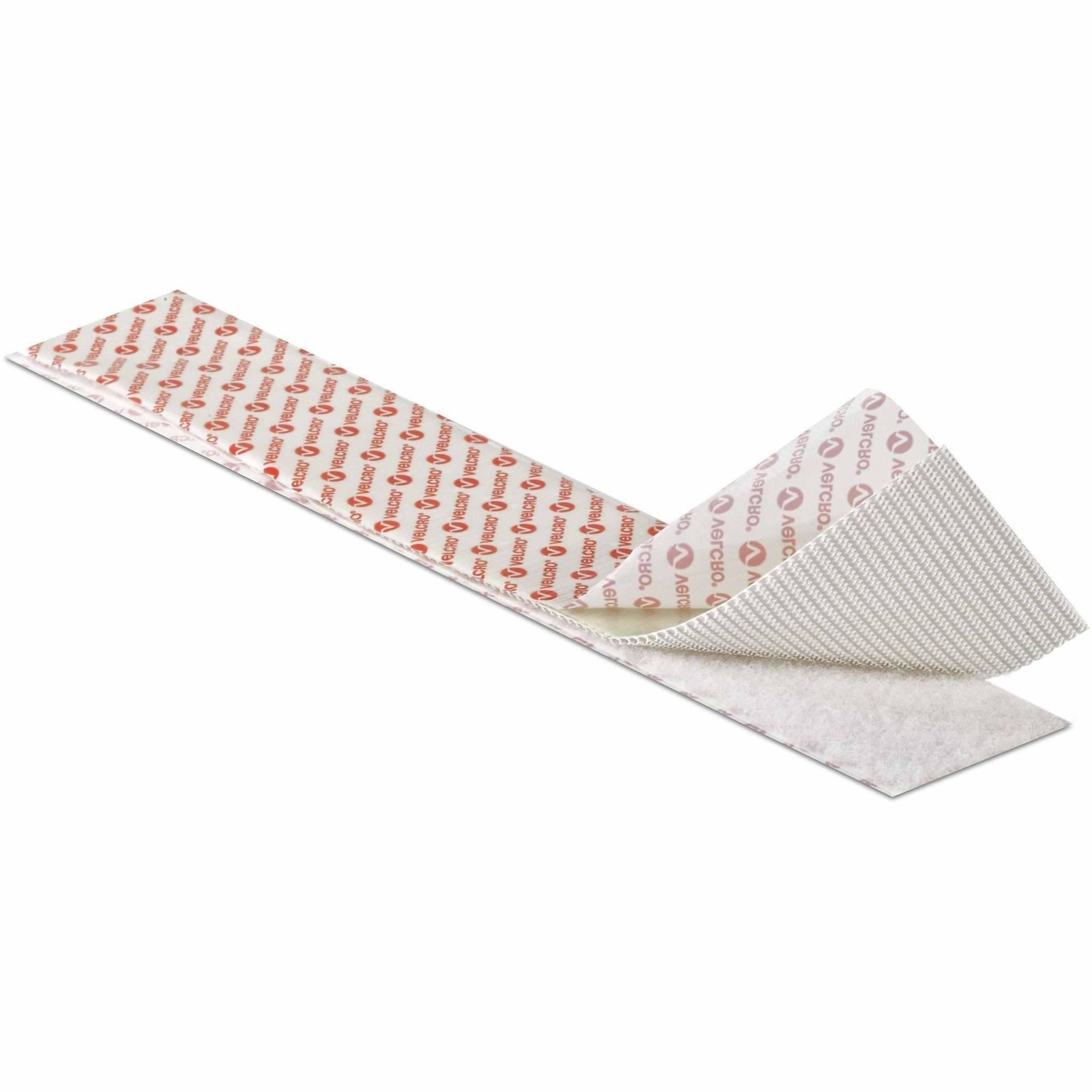 VELCRO® Bande 50mmx1m blanc, crochets&velours autocollants extra fort-7