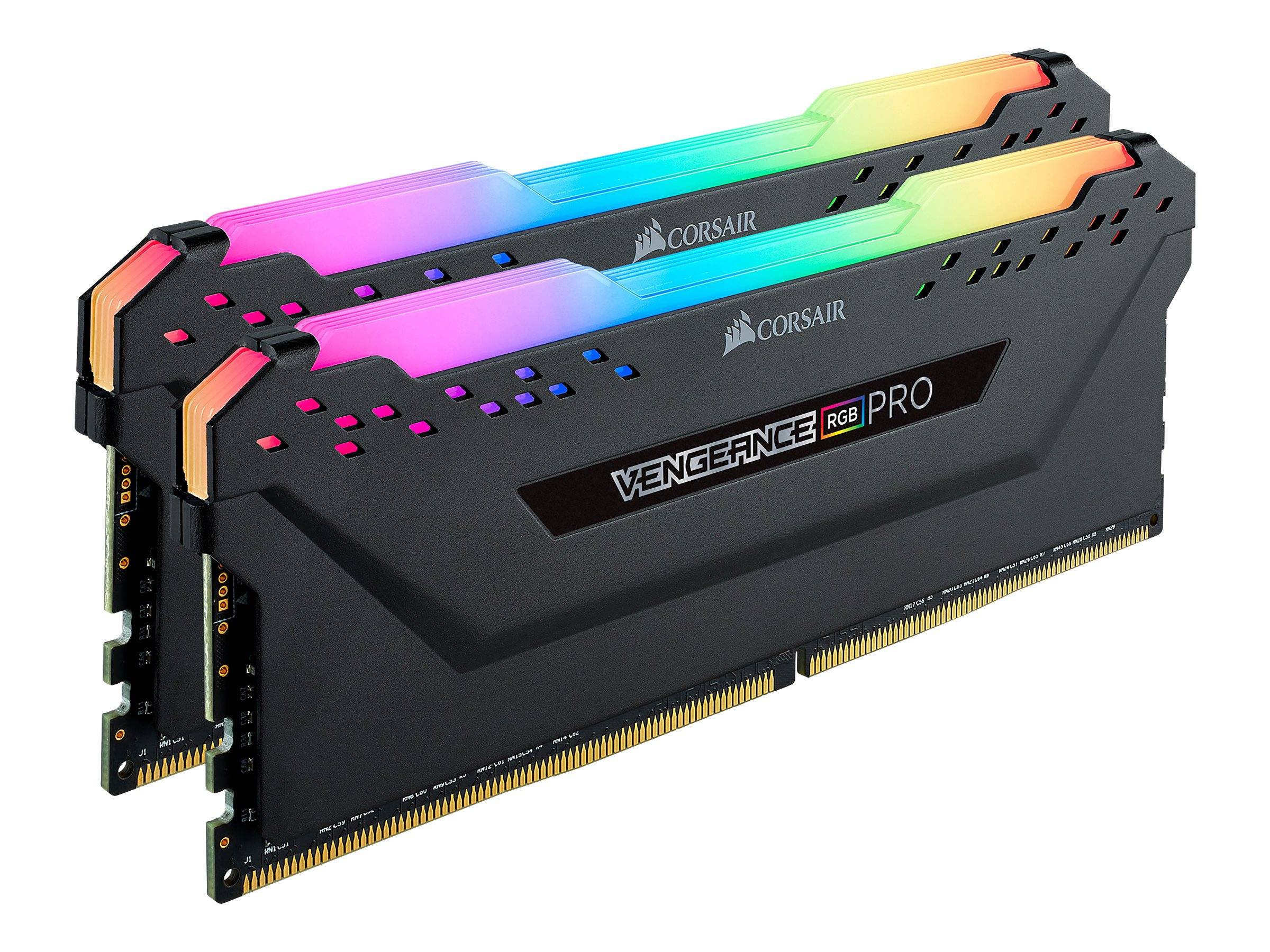 Corsair Vengeance RGB Pro CMW32GX4M2Z3600C18, 32 Go, 2 x 16 Go, DDR4, 3600 MHz, 288-pin DIMM