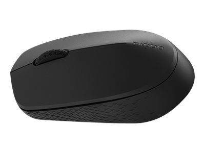 Rapoo M100 Silent, Ambidextre, Optique, RF sans fil + Bluetooth, 1000 DPI, Gris-6