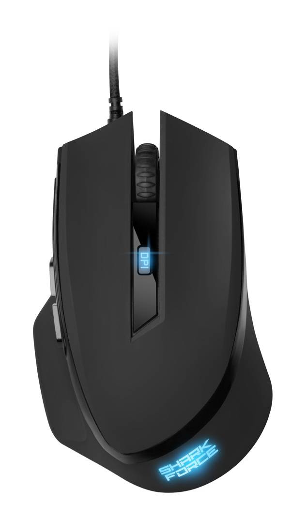 Sharkoon MOUSE USB Kit clavier + souris + pavé numérique éclairé, molette intégrée allemand, QWERTZ noir-7