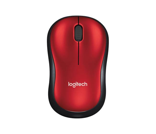 Souris optique Logitech M185 rouge-3