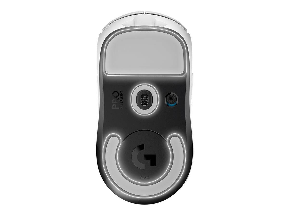 Logitech G Pro X Superlight Wireless Gaming, Droitier, RF sans fil, 25600 DPI, 1 ms, Blanc-5