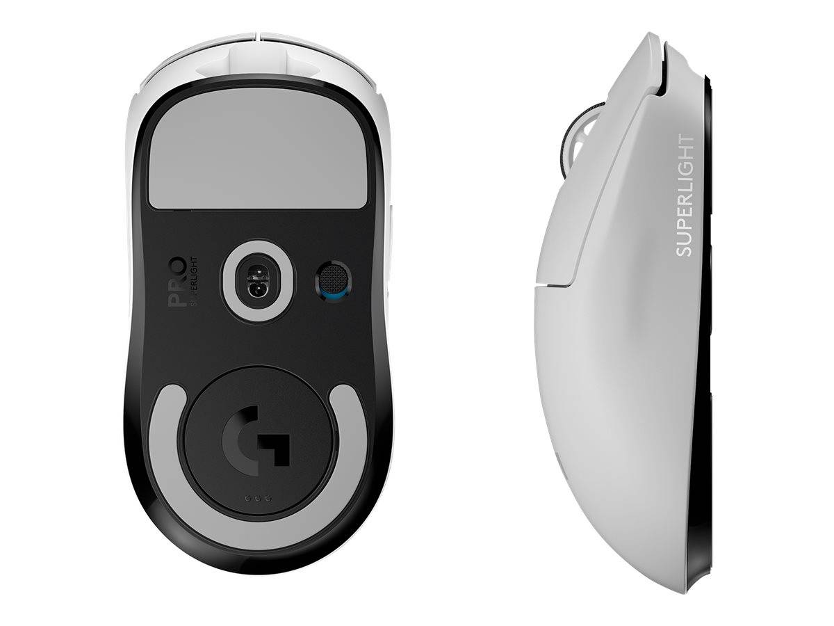 Logitech G Pro X Superlight Wireless Gaming, Droitier, RF sans fil, 25600 DPI, 1 ms, Blanc-7