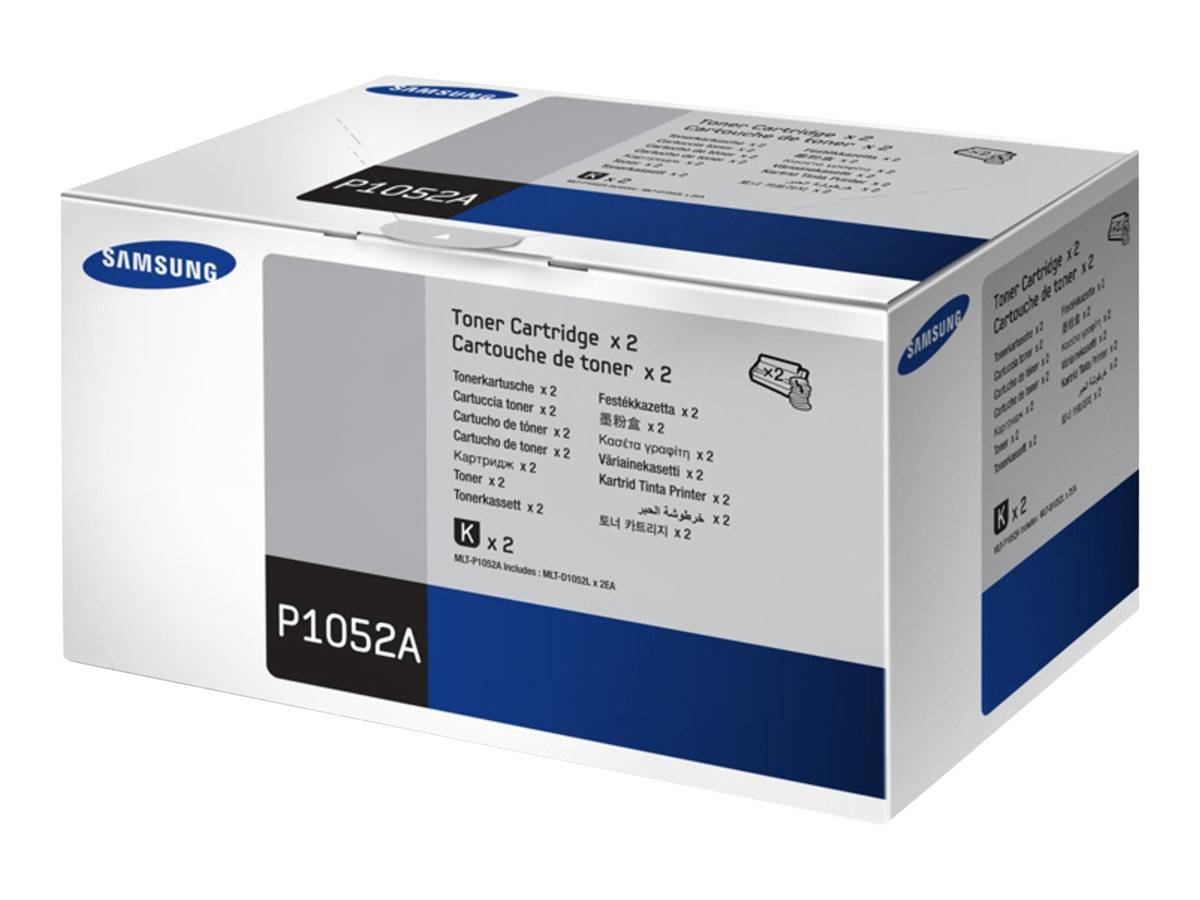 Samsung Pack de 2 cartouches de toner noir grande capacité MLT-P1052A, 5000 pages, Noir, 2 pièce(s)-0