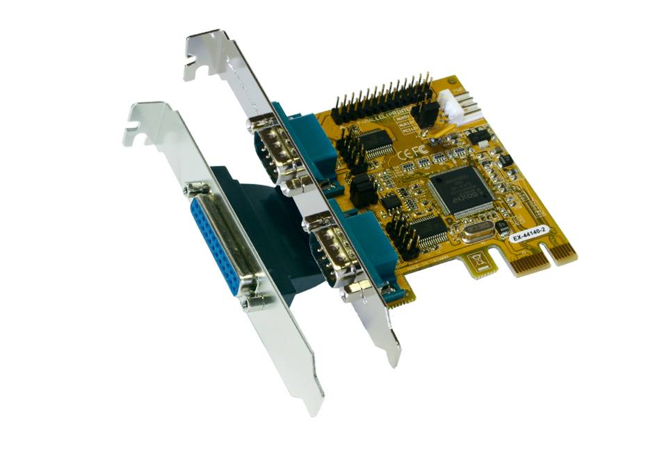 Exsys Exsys EX-44140-2 - Adapter Parallel/Seriell - PCIe Carte PCI-5