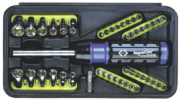 Set Tournevis à cliquet de 46 pcs C.K. T4826D