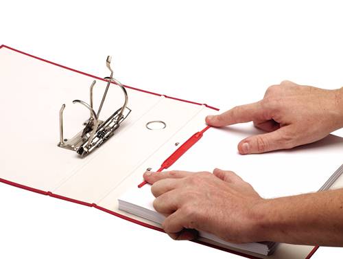 FELLOWES Biding Clip 100 Red-7