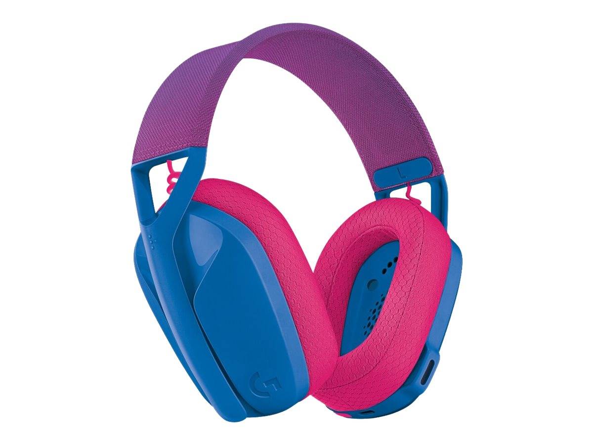 Logitech G435 LIGHTSPEED Micro-casque supra-auriculaire Bluetooth Stereo bleu limitation de volume Gaming-1