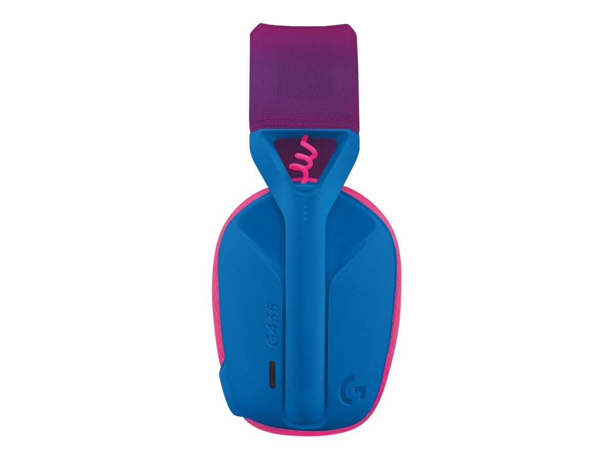 Logitech G435 LIGHTSPEED Micro-casque supra-auriculaire Bluetooth Stereo bleu limitation de volume Gaming-2
