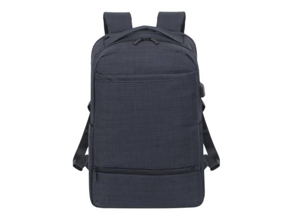 Sac à dos business  17,3", Port USB-A, Polyester ECO noir ch