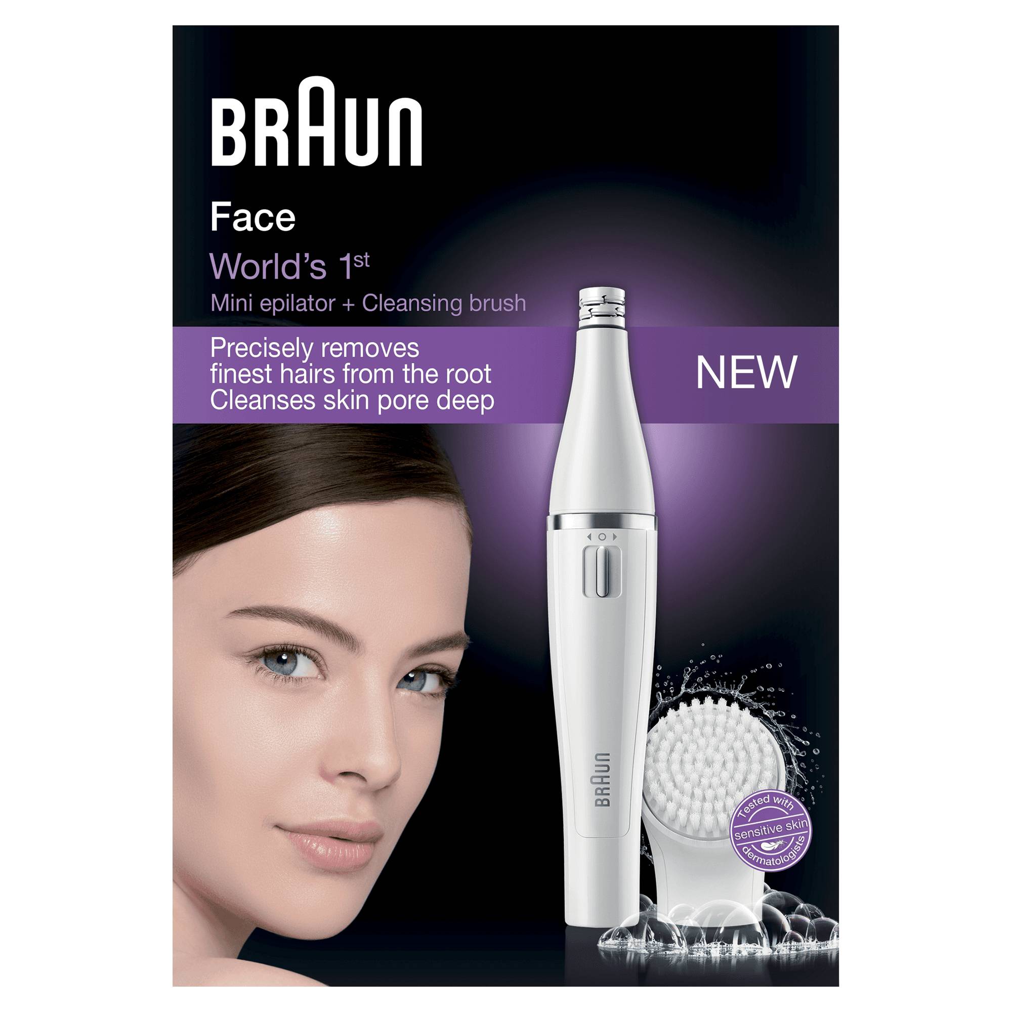 épilateur Visage Et Brosse Nettoyante Braun se810-7