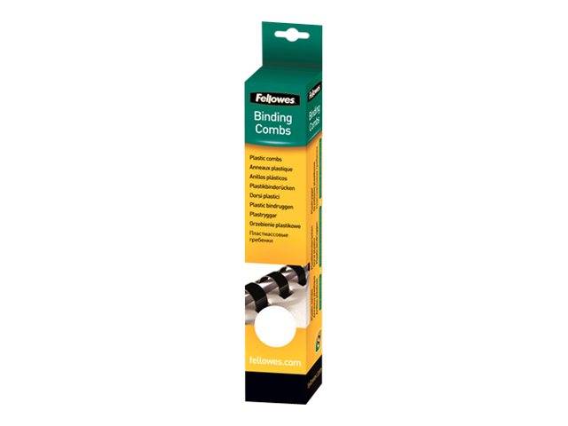FELLOWES anneaux plastiques 6mm blanc x 25pk-0