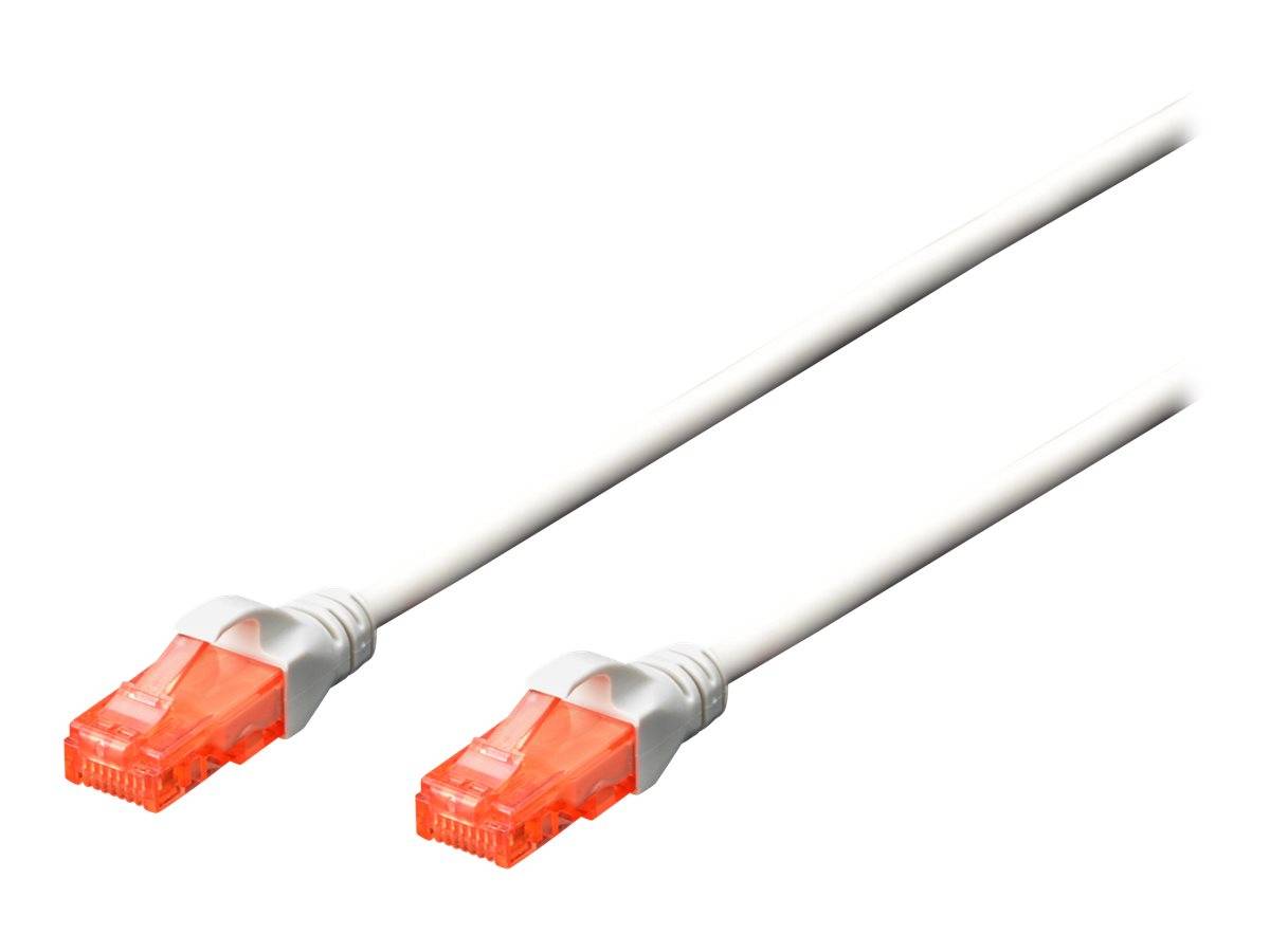 Digitus DK-1617-010/WH câble de réseau Blanc 1 m Cat6 U/UTP (UTP)-5