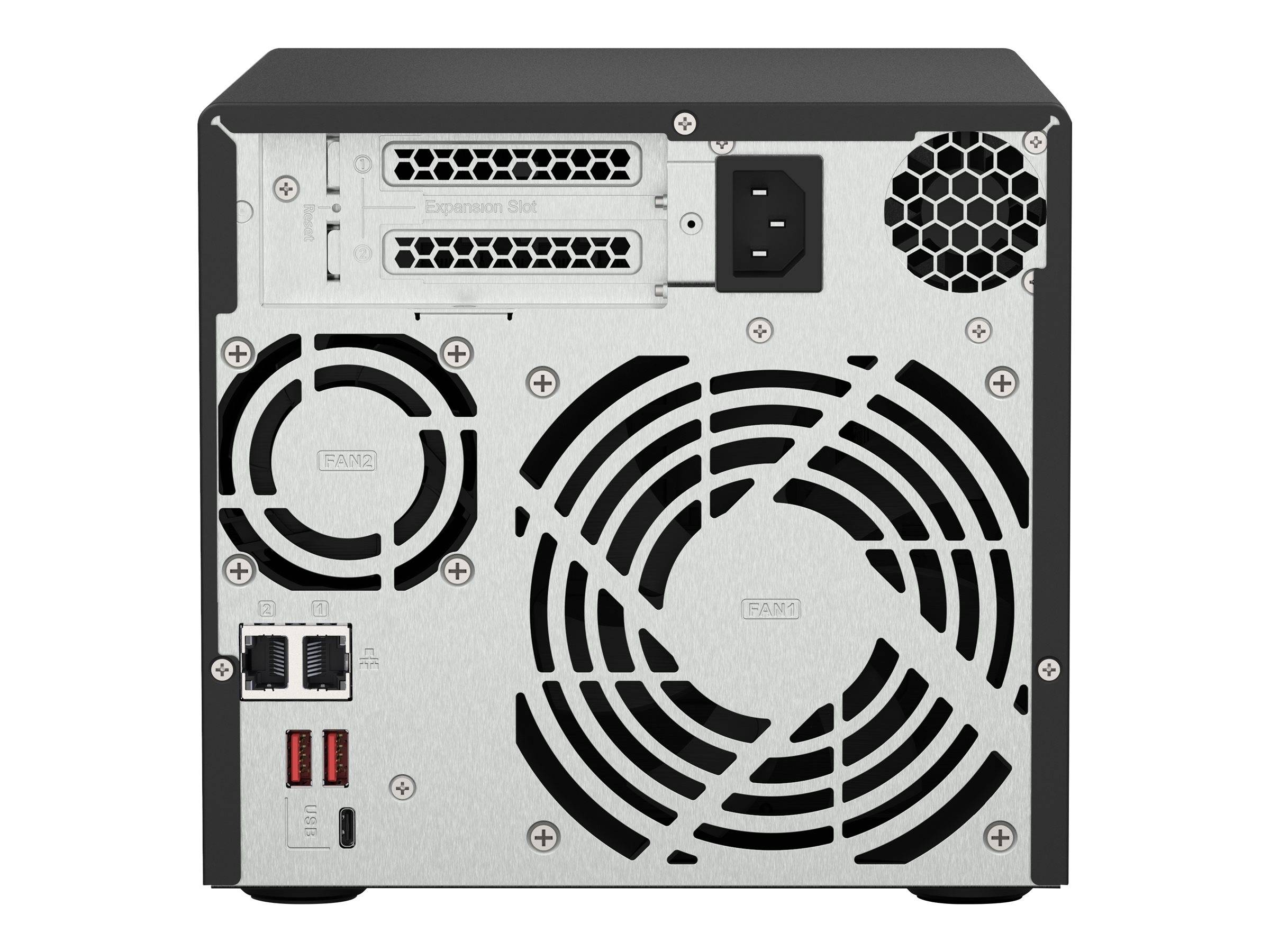 QNAP TS-473A-8G NAS AMD Ryzen Embedded V1500B 8Go SO-DIMM DDR4 4x 2.5/3.5inch SATA 6Gbps 2x M.2 2280 NVMe PCIe Gen3 x1 s-6