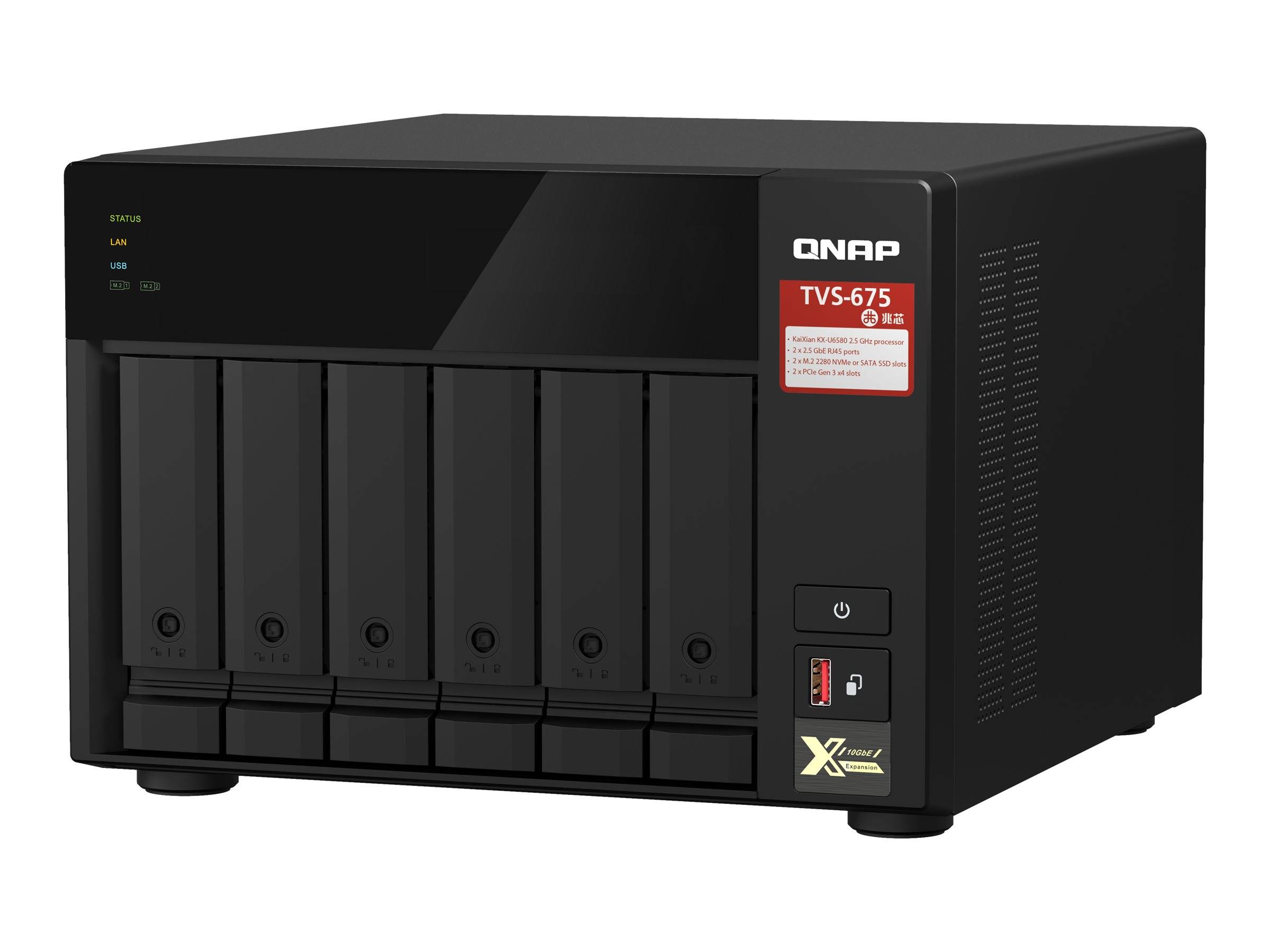 QNAP TVS-675-8G Storage Systeme-0