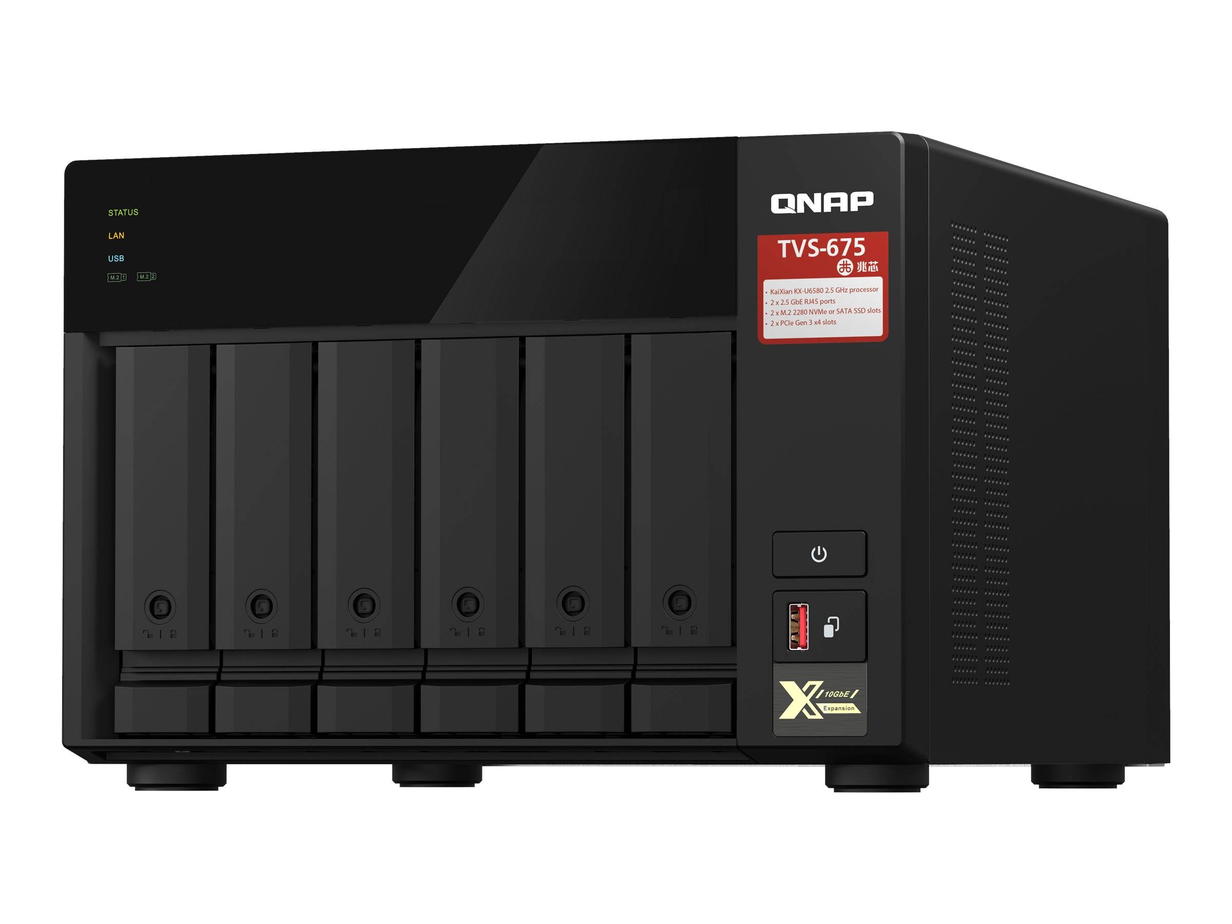 QNAP TVS-675-8G Storage Systeme-4