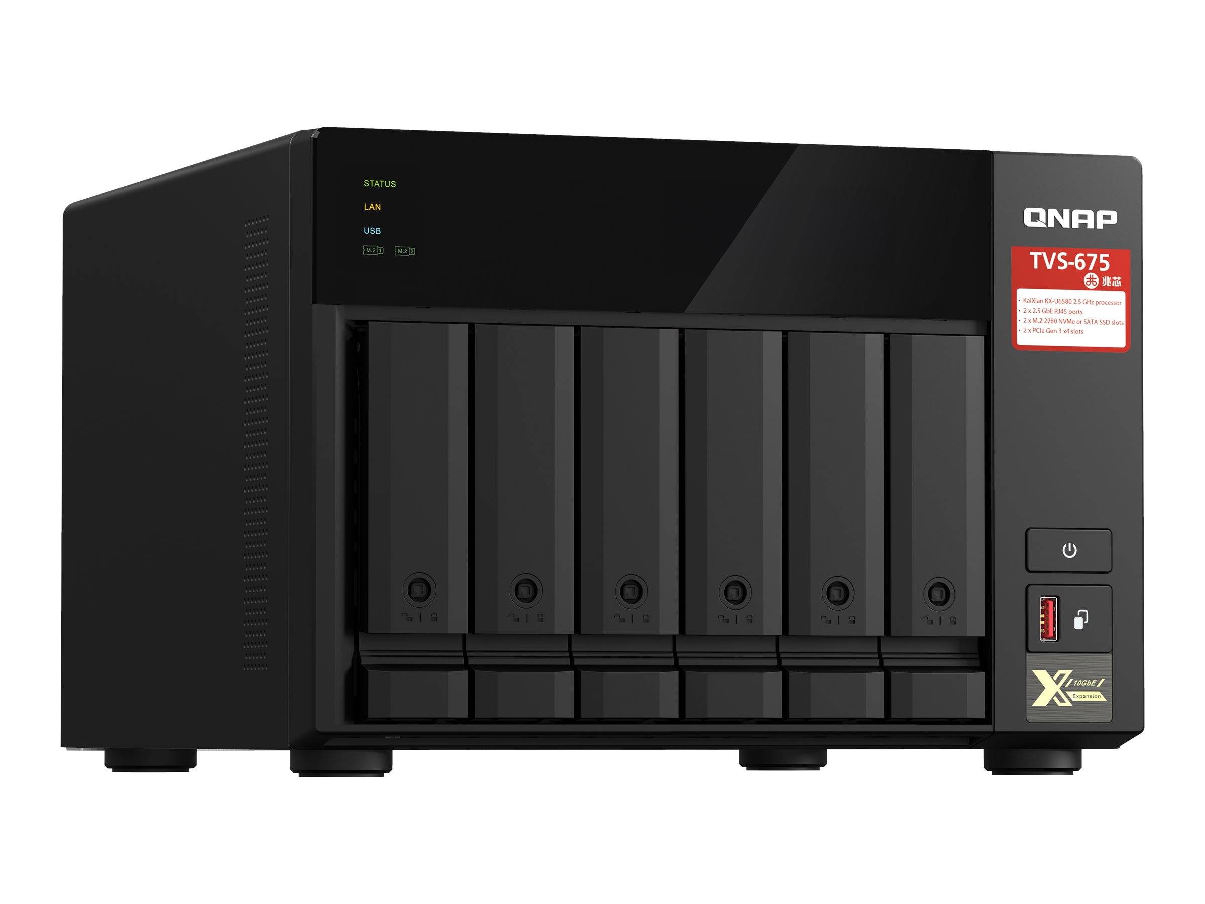 QNAP TVS-675-8G Storage Systeme-5
