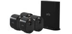 ARLO IP Set de surveillance avec 4 caméras pour extérieure Ultra 2 Spotlight 4cam Kit black
