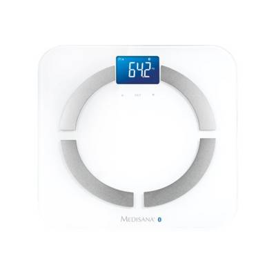 Medisana BS 430 connect Balance d'analyse corporelle 40422 Plage de pesée (max.)=180 kg blanc-5