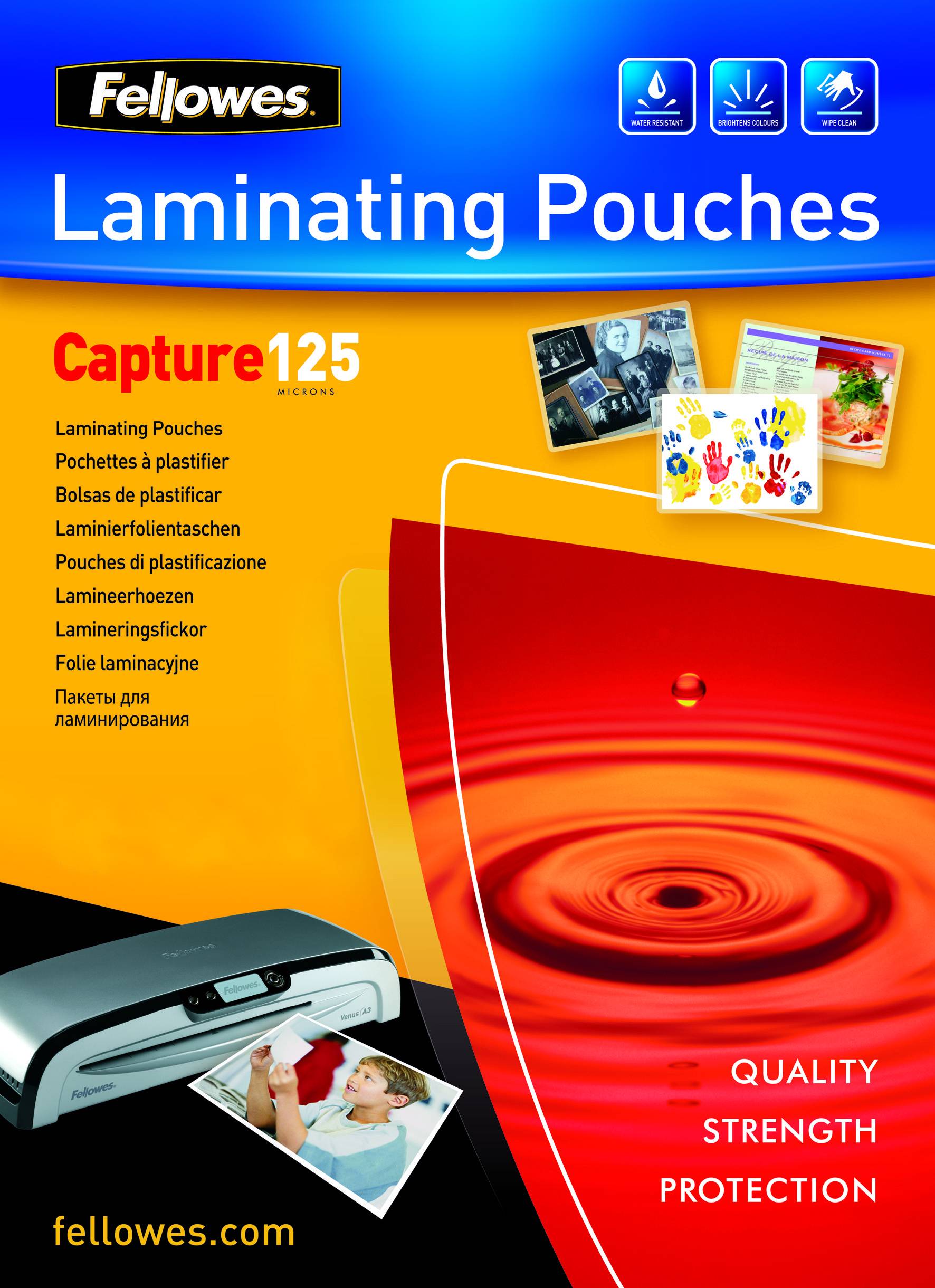 FELLOWES IL POCHETTES A4 125 MICRONS X 100-5