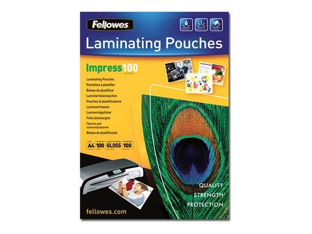 FELLOWES POCHETTES A3 100 MICRONS X 100-0