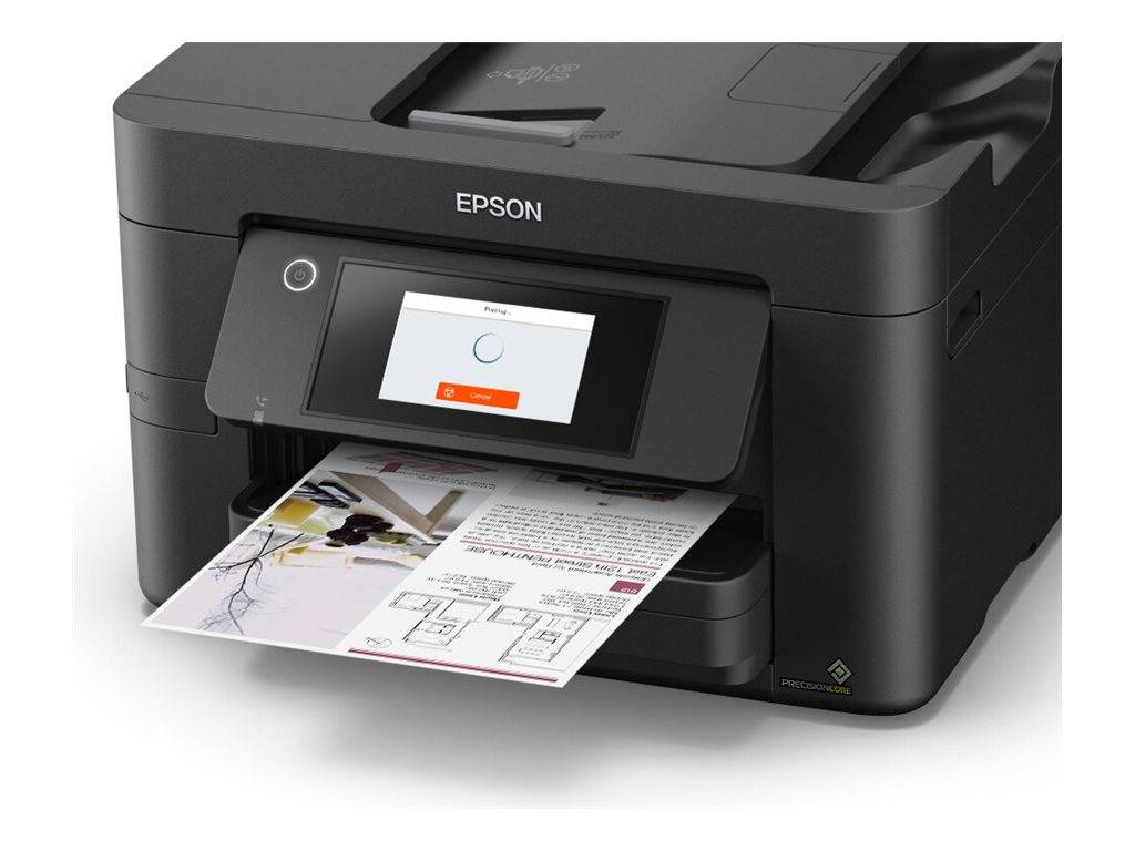 Epson WorkForce Pro WF-4825DWF, Jet d'encre, Impression couleur, 4800 x 2400 DPI, Numérisation couleur, A4, Noir-5