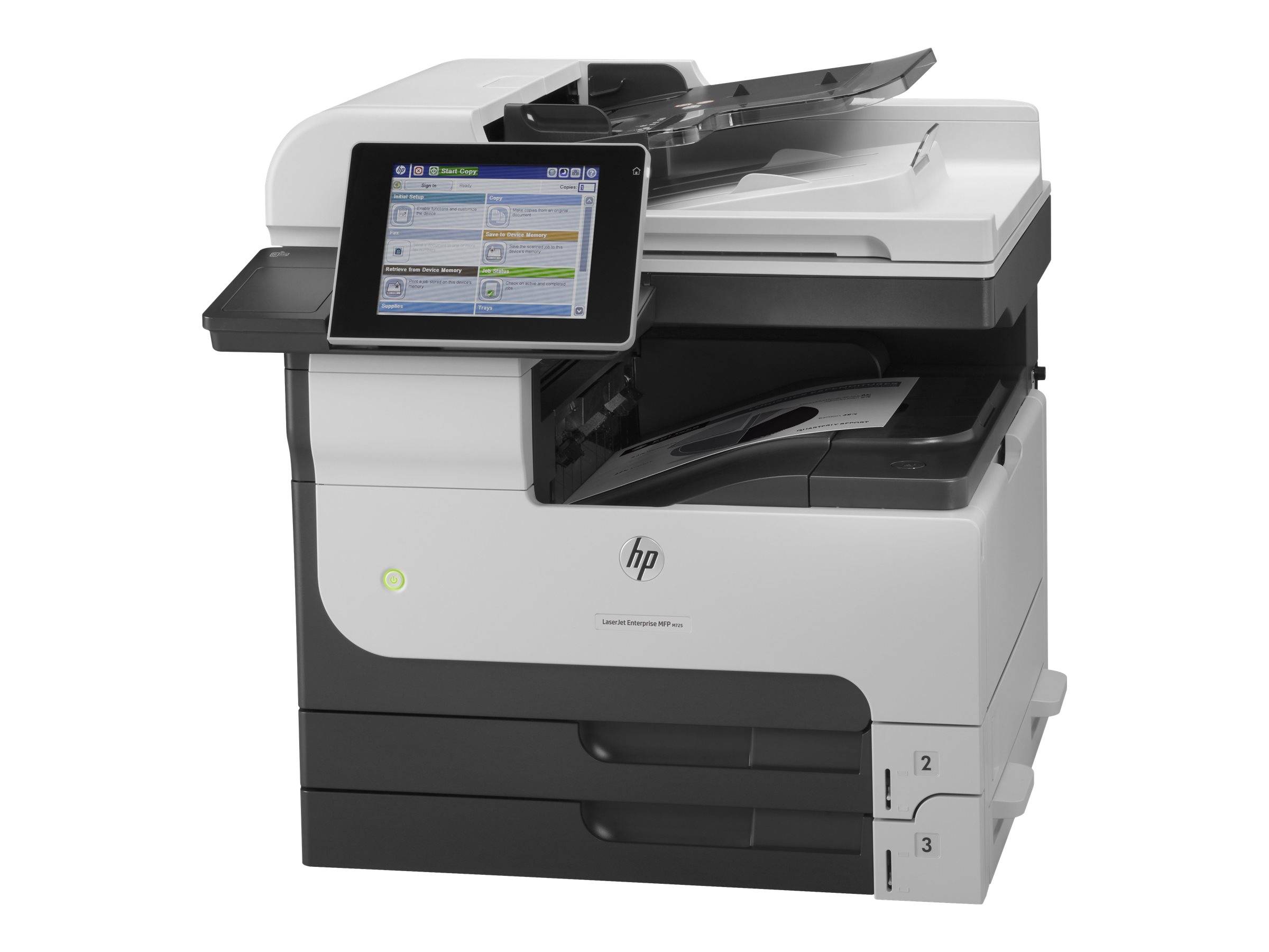 HP LaserJet Enterprise Imprimante multifonction MFP M725dn, Laser, Impression mono, 1200 x 1200 DPI, A3, Impression dire-0